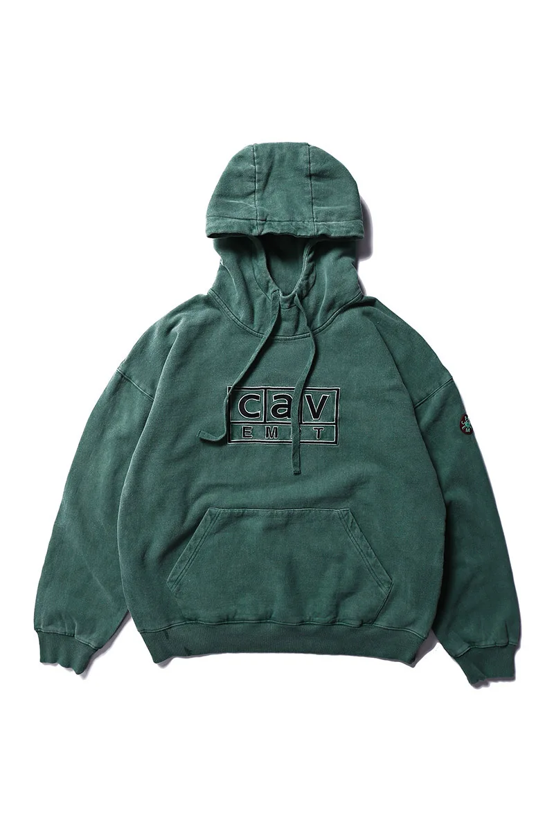 CAV EMPT C.E Gray Purple Green Hoodie Men Women Logo Cavempt Hoodie Embroidered Letters Cavempt Vintage Fashion Sweatshirt