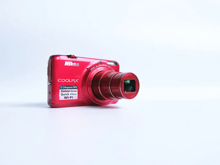Б/у Специальная цена! Nikon COOLPIX S6500 Wi Fi цифровая камера с 12 кратным увеличением 16 0 Мп