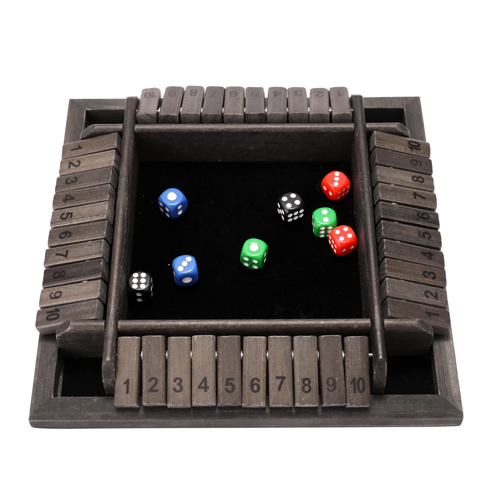 

Number Table Toys Games Parent-child Board Bar Party Leisure Game Math Toy Four-person Digital Toys Four Side Flop Game