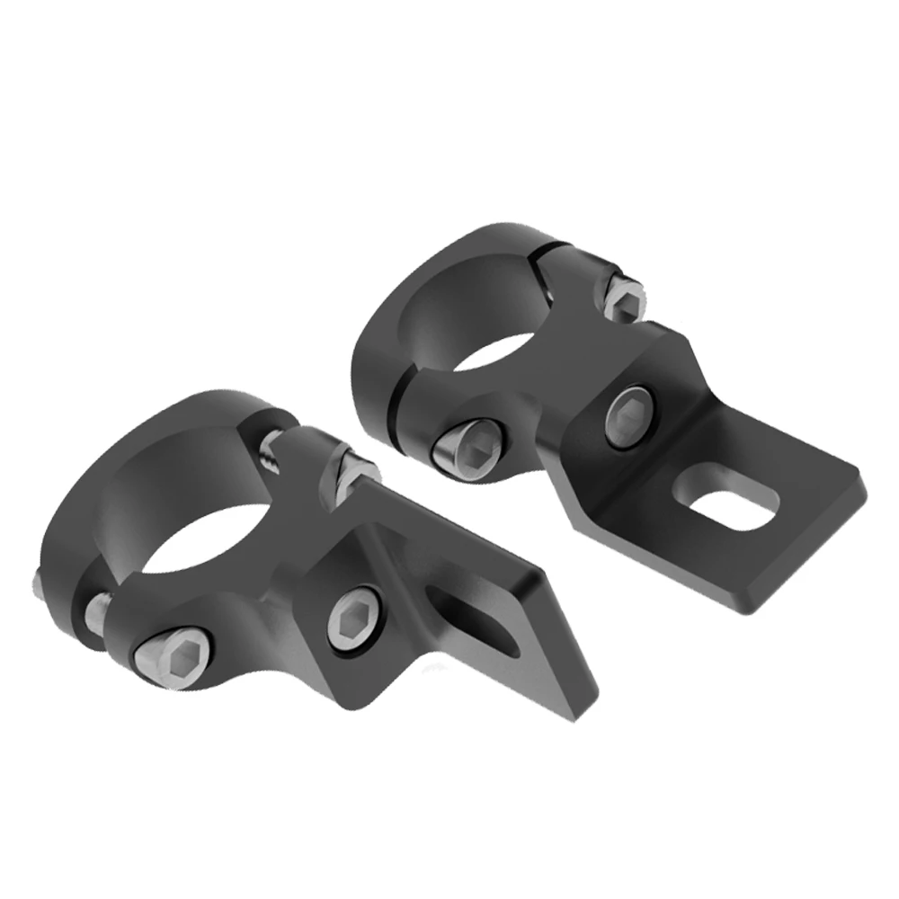 

2pcs Universal handlebar 22mm 7/8&quot Pipe Mount Motorcycle Headlight Bracket Spotlight Holder Tube Clamp For Cafer Racer