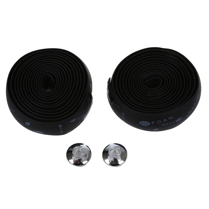 2x дорожный гоночный велосипед велосипедный руль черная лента с 2 вилками|Бамперы|