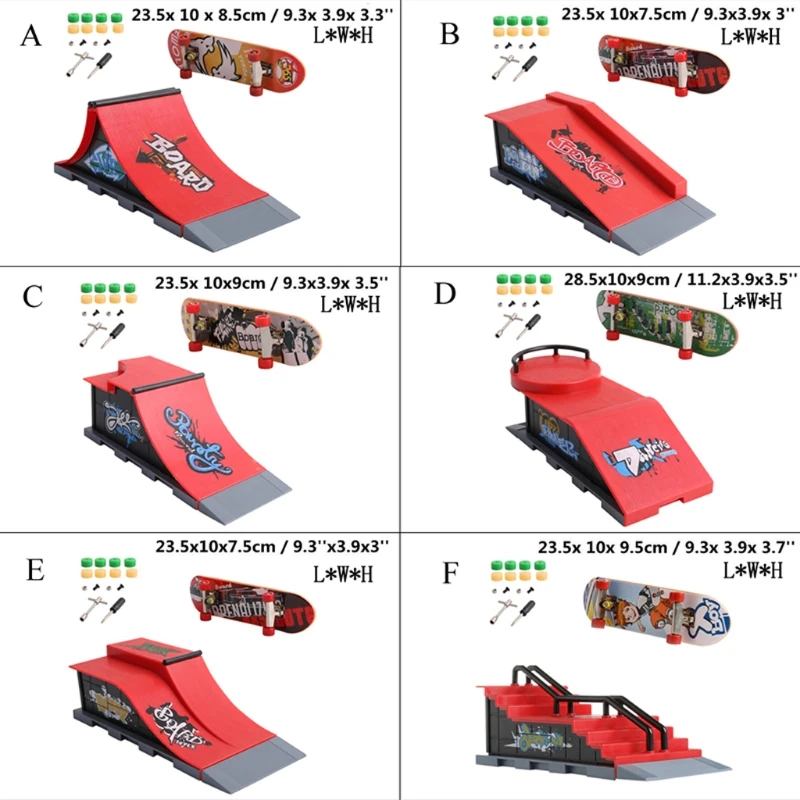 

Skate Park Ramp Parts for Tech Deck Fingerboard Finger Board Ultimate Parks New Fingerboard Finger Board