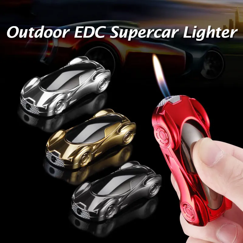 

EDC Novelty Supercar Lighter Outdoor Camping Self Defense Tools Personalized Gift for Men Support Wholesale Dropshipping