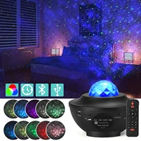led night light colorful starry sky projector blueteeth usb voice control music player romantic projection lamp birthday gift