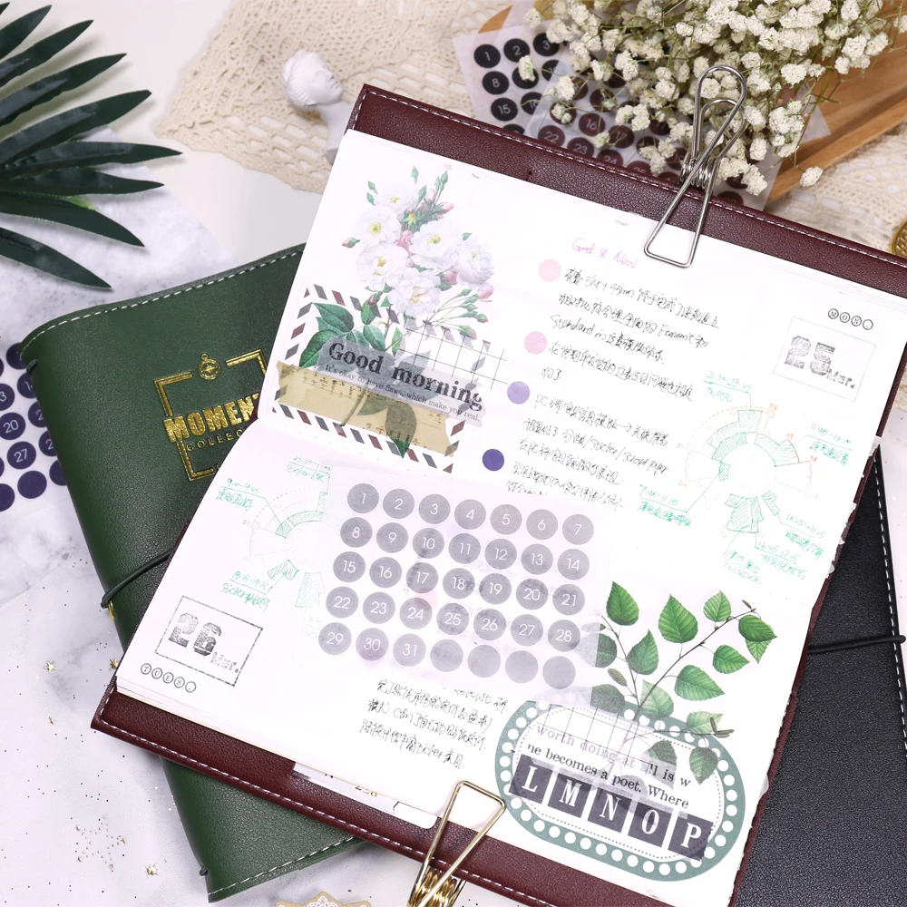 Серия моментов Ретро Дорожные дневники для ноутбуков стандартные кожаные