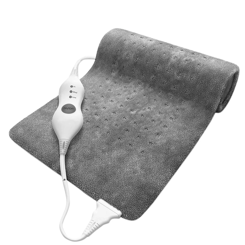 

Extra Large Electric Heating Pad for Back Pain and Cramps Relief 12X24 Inch -Soft Heat for Moist & Dry Therapy