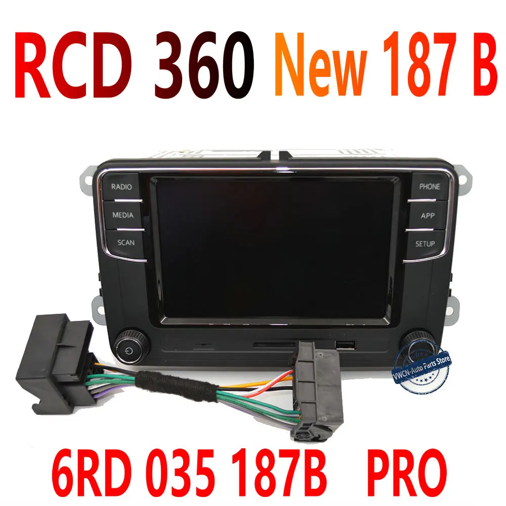 

Carplay RCD360 RCD 360 MIB Auto Radio Mirrorlink 6RD 035 187B PRO For Golf 5 6 Jetta MK5 MK6 Polo Passat B6 B7 CC Tiguan T