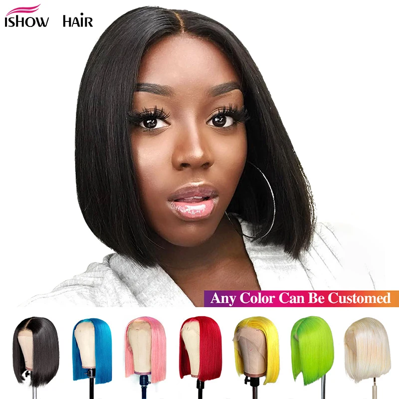 Парики бразильские прямые из натуральных волос 13 х4 дюймов|ear to ear|ear ear frontalear closure |