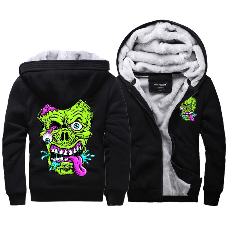 

2021 Winter Outdoor Fleece solid color Cartoon camouflage Jacket Men Thick Cotton-padded Clothes Men's Large Size Cotton Coat