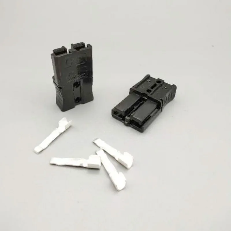 Фото 2Pcs/Lot Battery Stecker  600V 40A 6 AWG Modelbau Stapler  Electric Connector №4