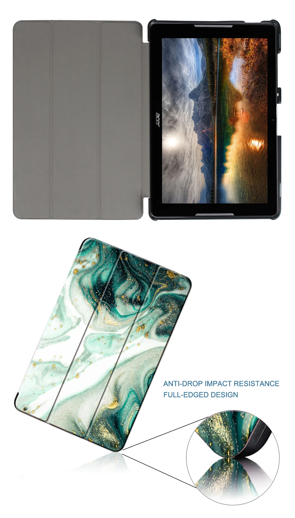 Чехол MTT для acer Iconia One 10 B3-A30 A3-A40, 10,1 дюймов, чехол для планшета из искусственной кожи, защитный чехол-подставка для книг, Funda B3 A30 A3 A40