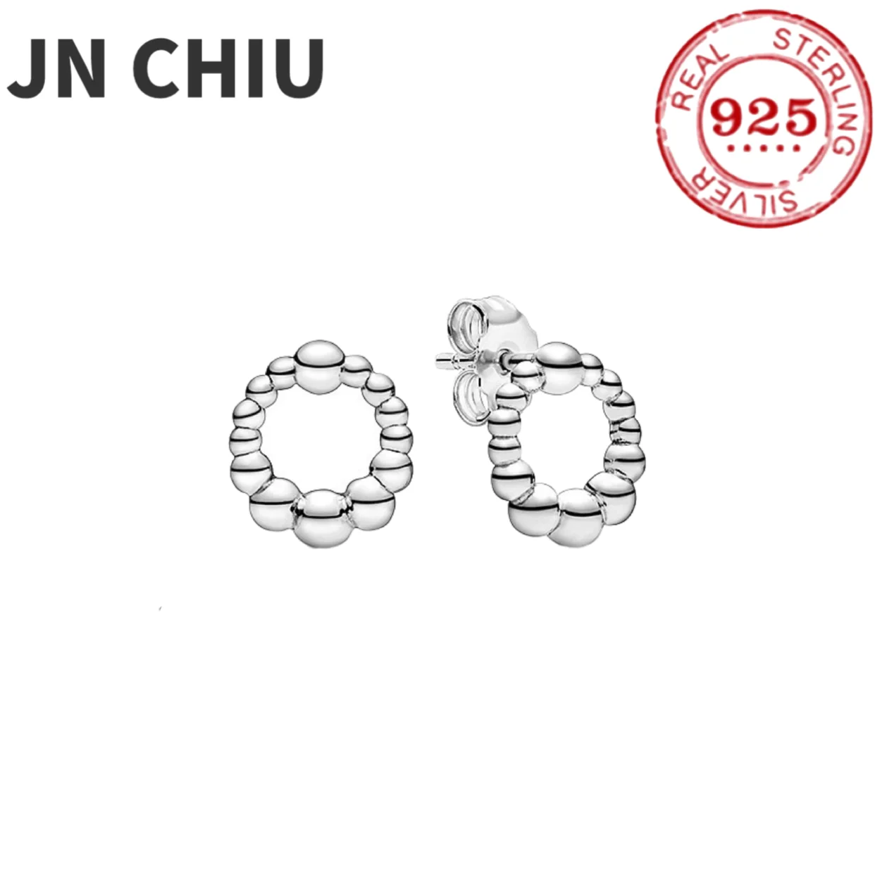 

Silver Earrings Real 925 Sterling Silver Asymmetrical Heart Hoop Earrings for Women Fashion Silver Earring Jewelry Gift