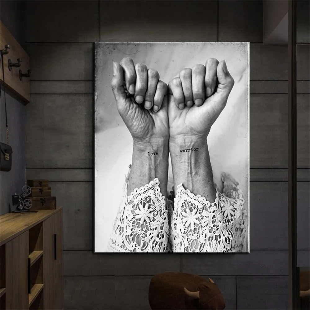 Плакат для любви Минималистичная Черно Белая настенная Картина на холсте плакат