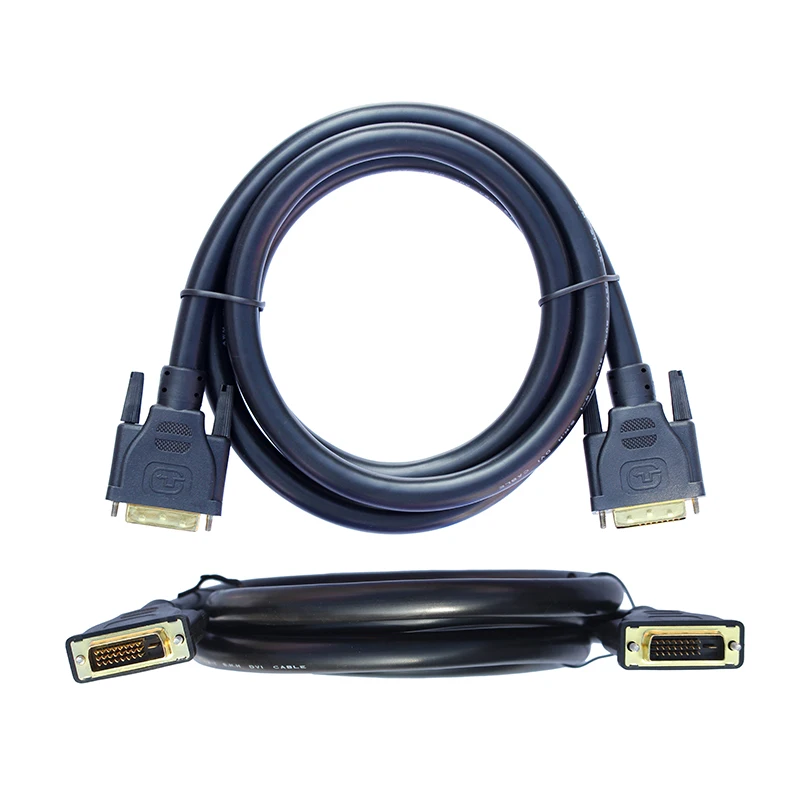 DVI D 24 + 1 Full Pin внутренний Штекерный кабель для HD монитора с большим экраном|dvi-d