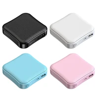 charger 10000mah portable mini power bank camping external backup battery pack usb outputs 2 1a fast charging