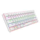 Механическая игровая клавиатура с цветной RGB подсветкой, 61 клавиша