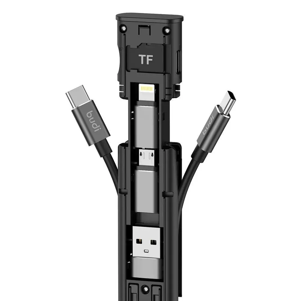 Многофункциональный смарт-адаптер BUDI кабель для хранения данных USB-бокс