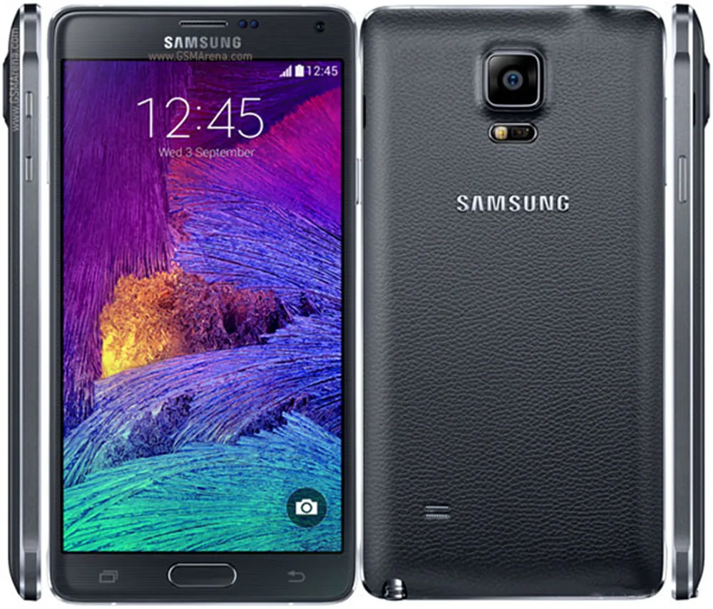 Разблокированный Samsung Galaxy Note4 N910C четырехъядерный 5 7 дюймов 32 Гб Поддержка NFC с