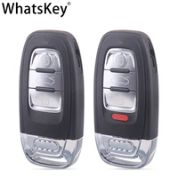 whatskey high quality 3 button smart key shell cover for audi quattro a3 a4 a5 a6 a8 s3 s4 s5 q5 q7 remote car key case