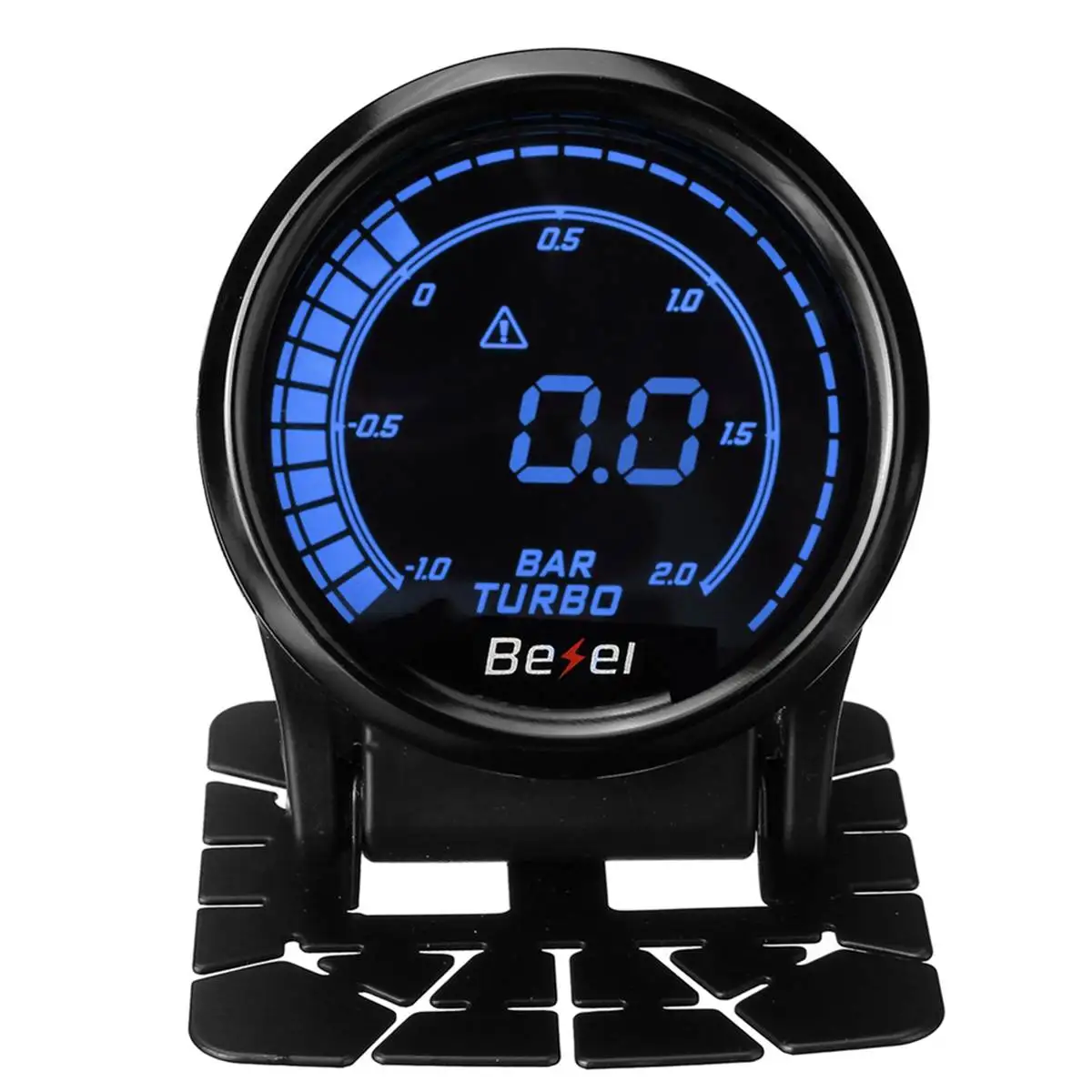 

2" 52mm Universal Car Turbo Boost Pressure Gauge Meter 10 Color Digital LED Readout Display 0-9000RPM with Mount Bracket Cup