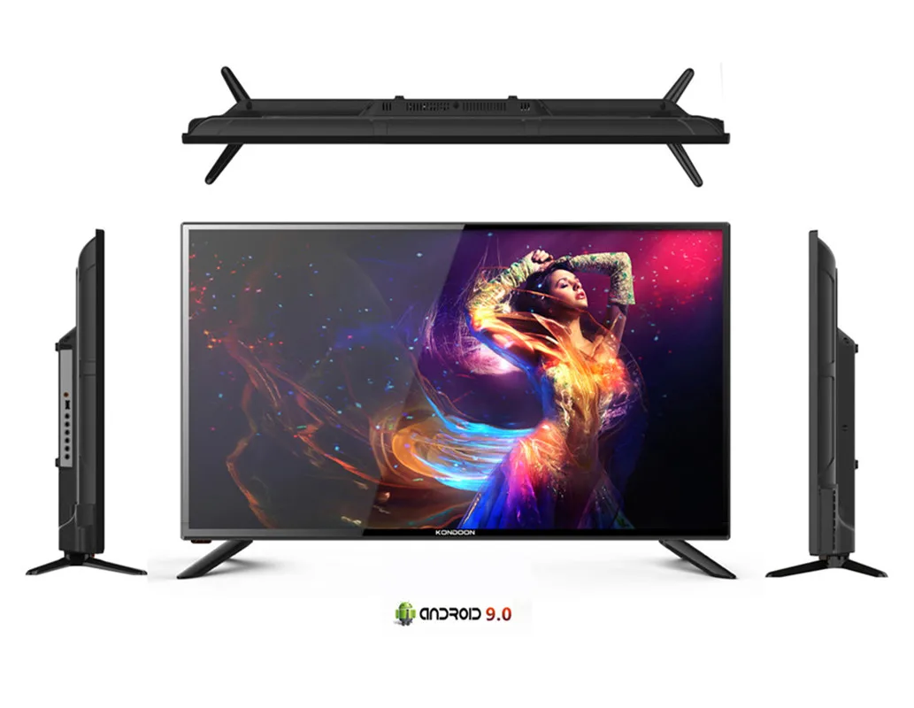 Смарт ТВ 32 дюймов Android 9 0 LED WI FI телевизор FHD 81 см Большие размеры 31 39 &quot1G + 8G