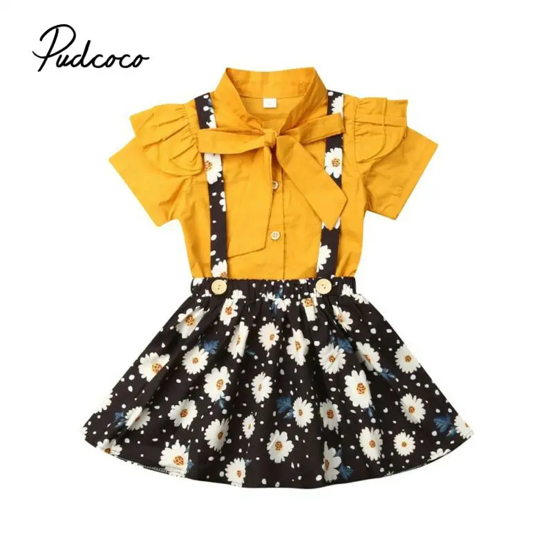 Pudcoco одежда для девочек костюмы принцессы Рождественская маленьких наряды