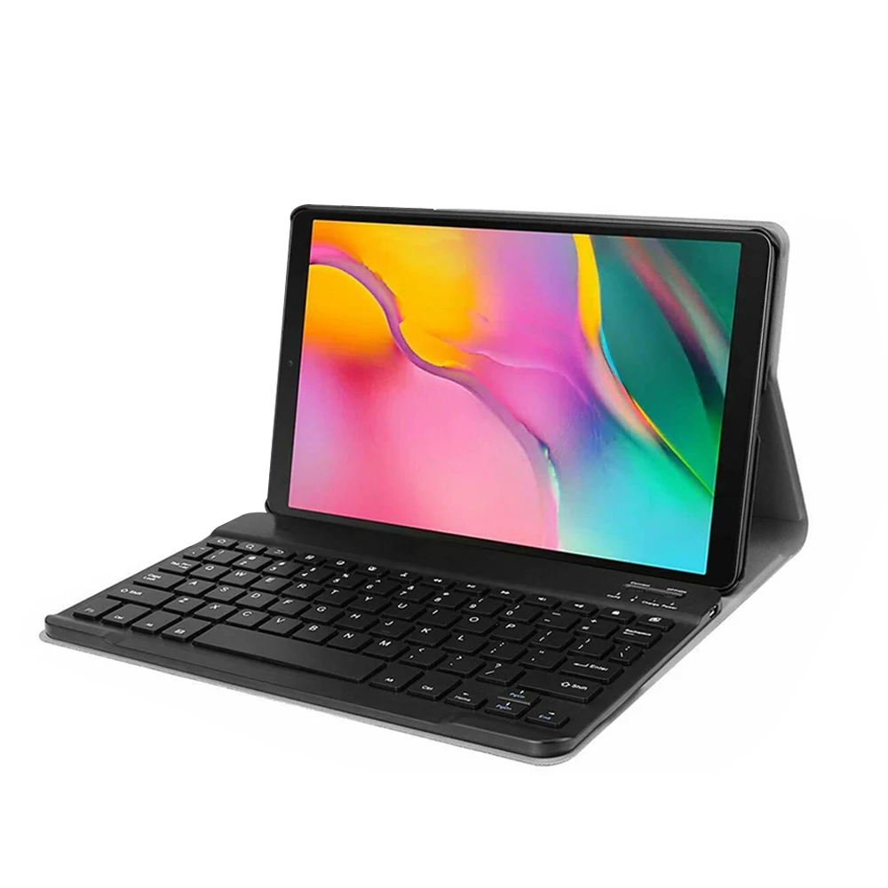 Чехол с беспроводной Bluetooth клавиатурой для Samsung Galaxy Tab A 8 0 дюйма 2019 P200 P205 чехол