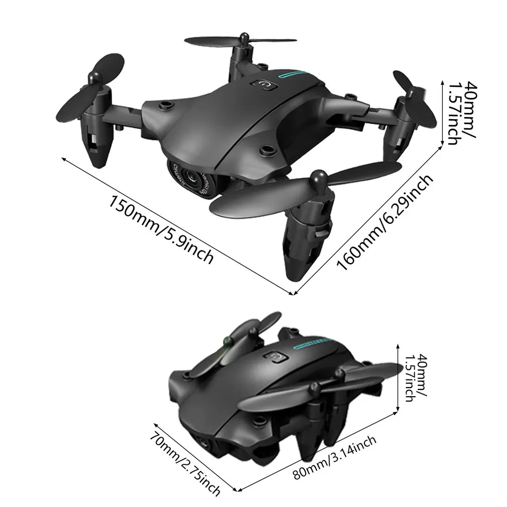 Мини Дрон Wi-Fi FPV 4K HD камера H2 Профессиональный радиоуправляемый вертолет