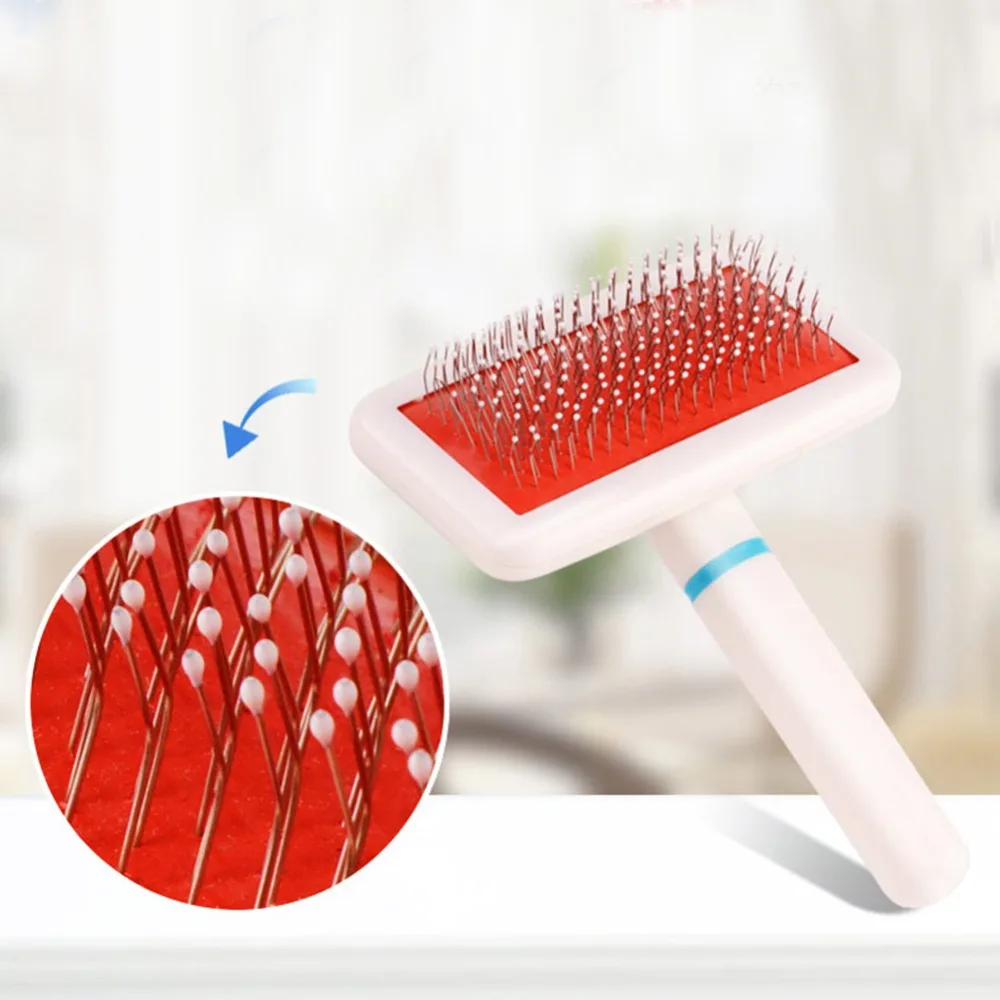Multi-purpose Needle Comb for Dog Cat Pets Brush Hair Remover Rake Pet Beauty Grooming Tools | Дом и сад