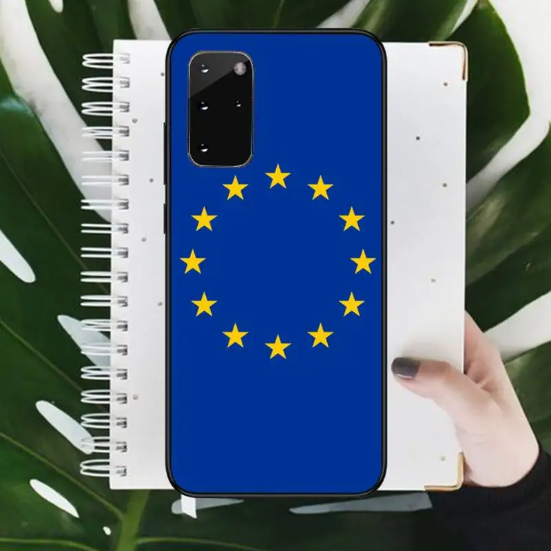 

European Union Stars Flag Phone Case For Samsung galaxy S 7 8 9 10 20 edge A 6 10 20 30 50 51 70 note 10 plus