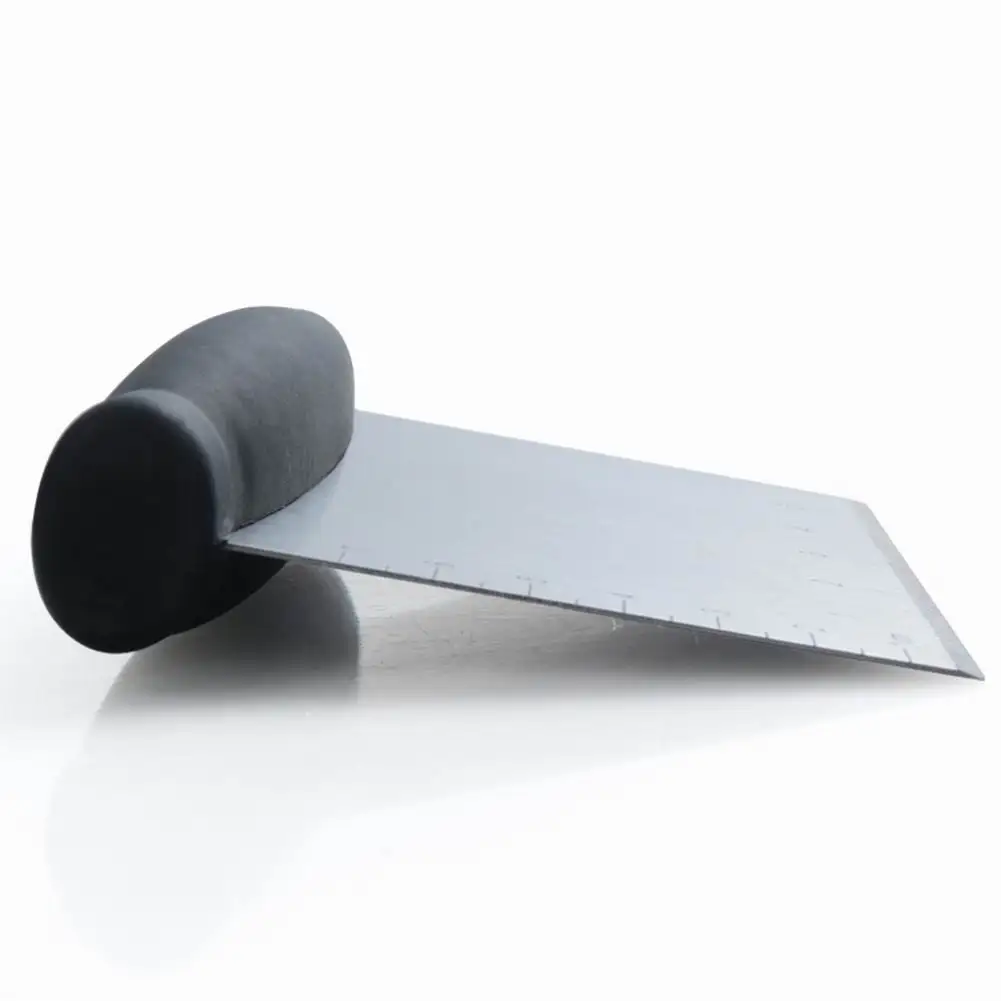 

Stainless Steel Thickened Pastry Scraper/Cutter/Chopper Multi-Function Easy Grip Bench Scraper for Pastry Butter Dough