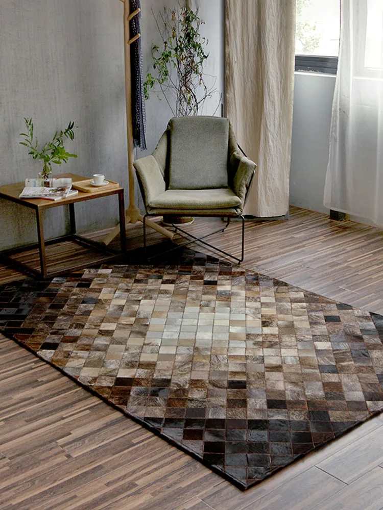 Импортный ковер ручной работы светильник воловьей кожи легкий роскошный