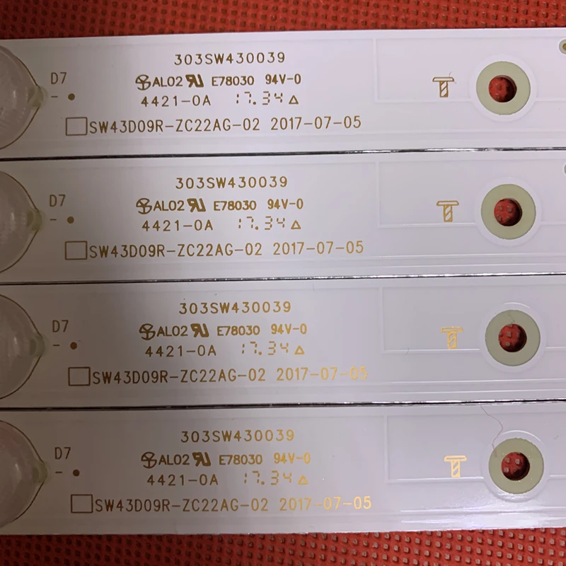 Новинка 8 шт./комплект 43UJ6200-UA SA 43UJ620V-ZA RDL430FY LD0-700 Rev1.0 A4330300105R6CN 7710-643000-L100 R100 - купить по