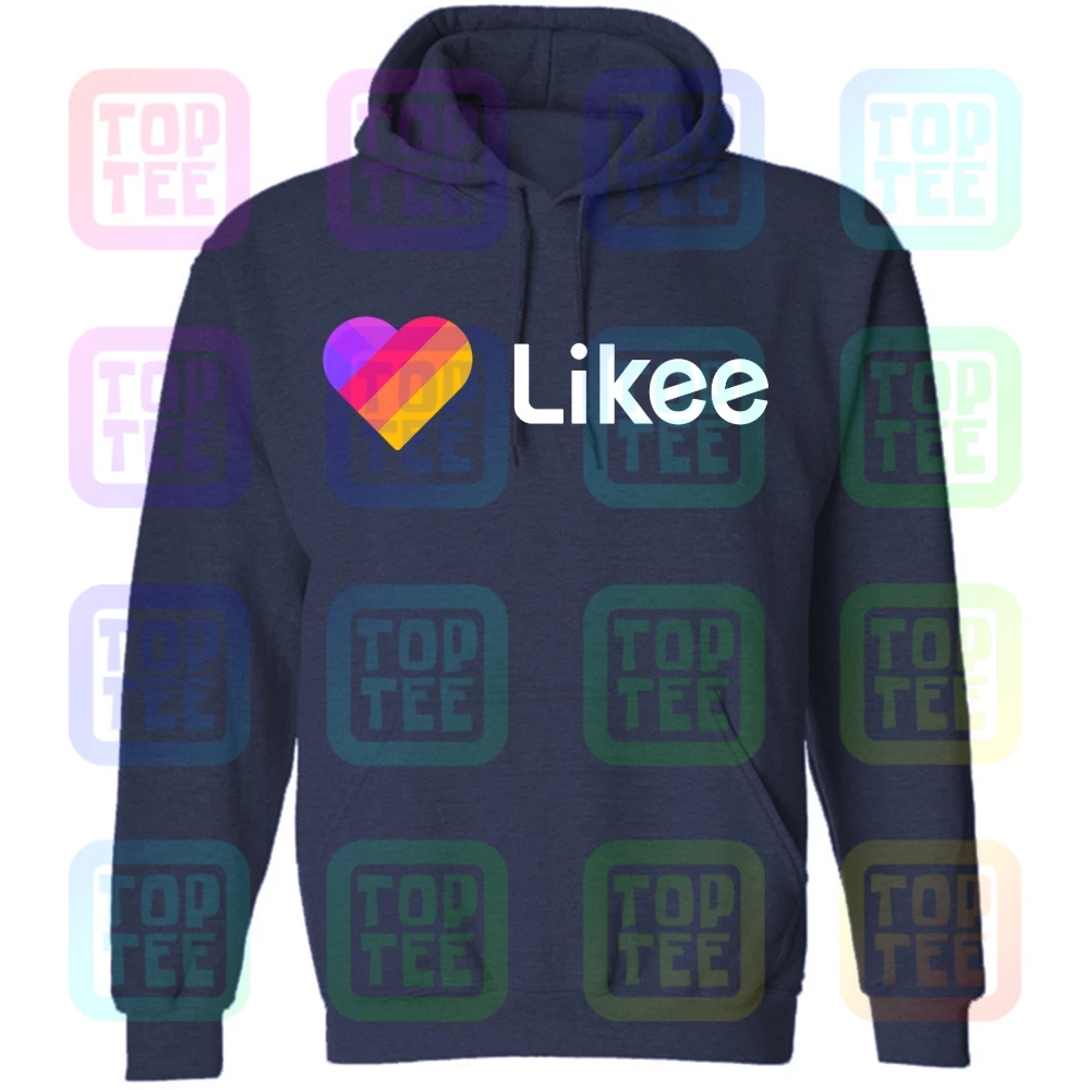 Navy Hoodie Likee футболка для приложения likee hear футболка забавная футболка с капюшоном - Цвет: Navy Hoodie