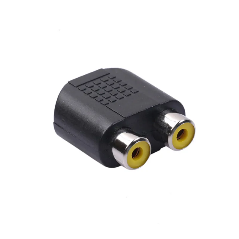 Разветвитель-переходник для аудио-кабеля 2-RCA 3 5 мм | Электроника