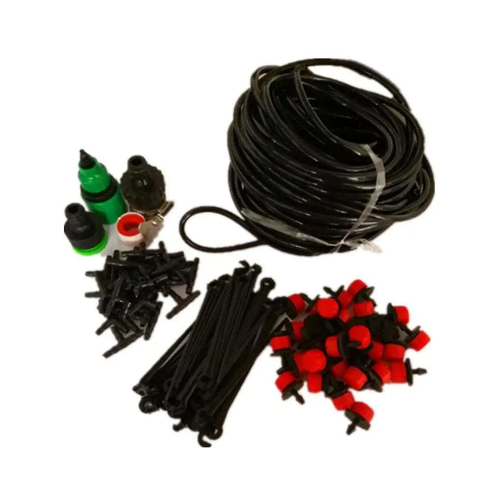 

25m 30-Dripper Irrigation System For Flowerpot Watering Cooling Garden Accessories