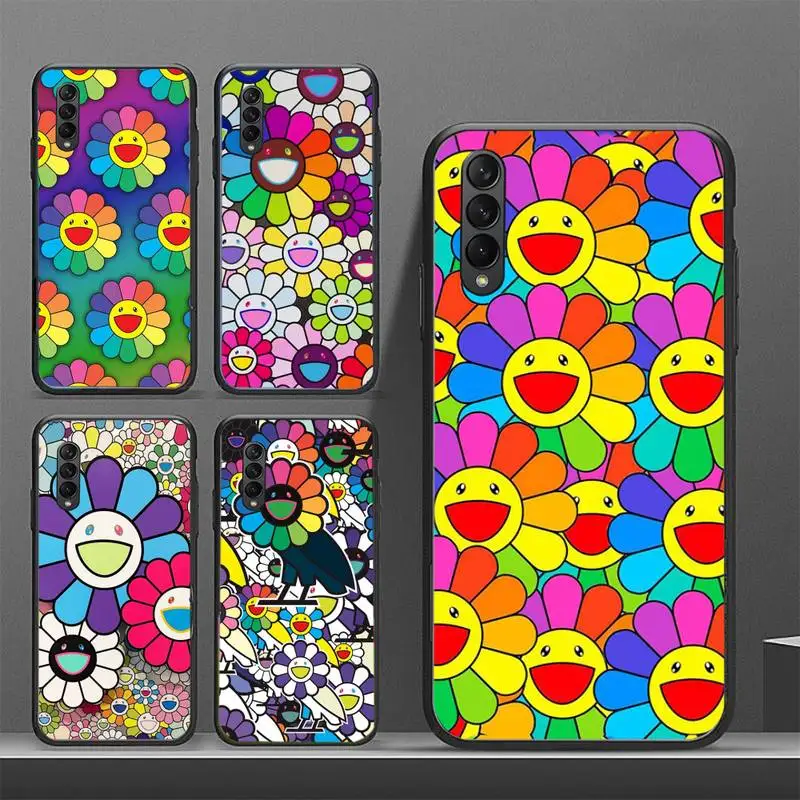 

Murakami Flower Smile Cute Sun Phone Case for Galaxy J2pro J4 J5 J6 J7 plus J5 prime J72016 2018 M 10 20 30 funda Cover