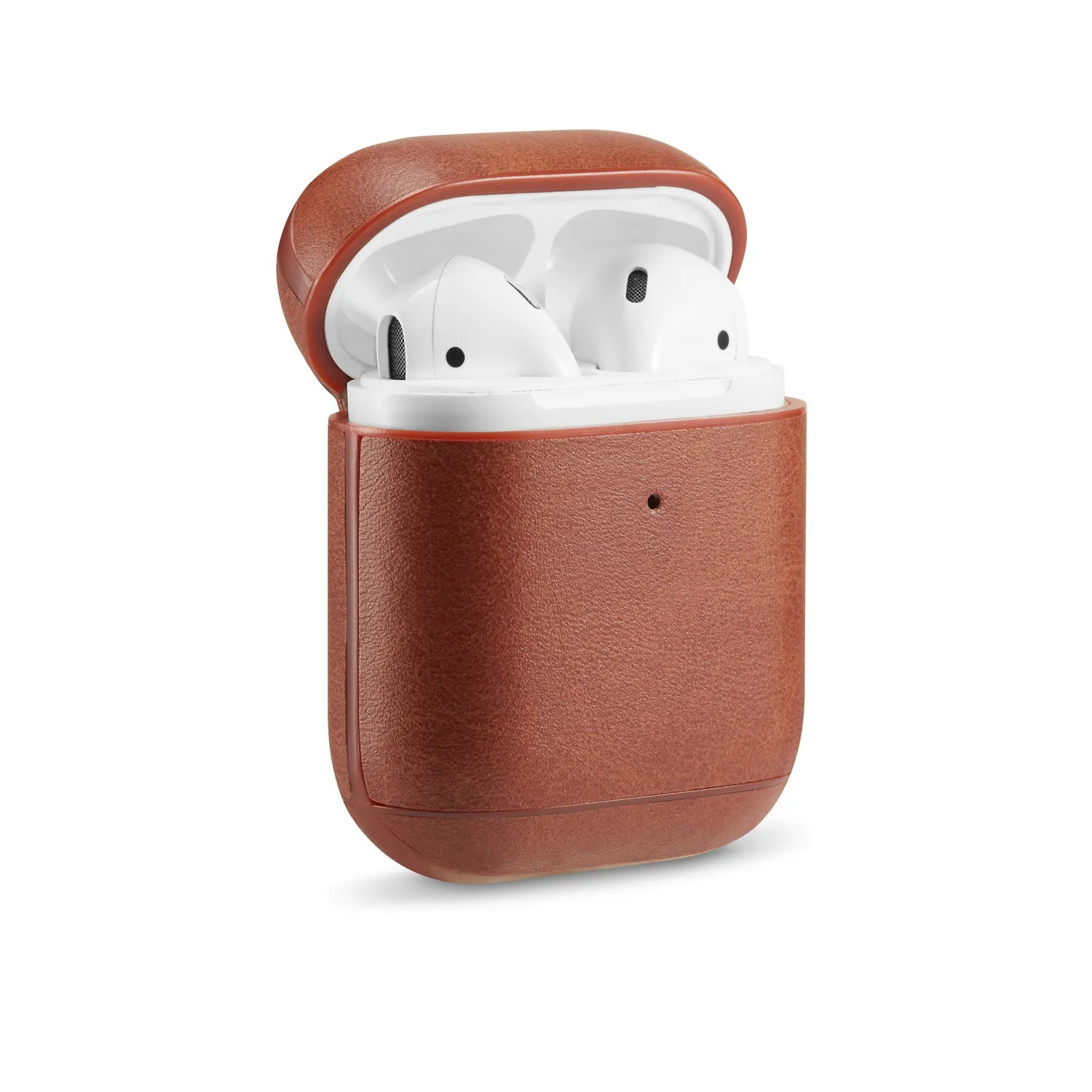 

Original Airpods 1 2 Leather Protective Earphone Case Solid Soft Anti Fall Simple Earbud Cases Fashion Headphones Cases