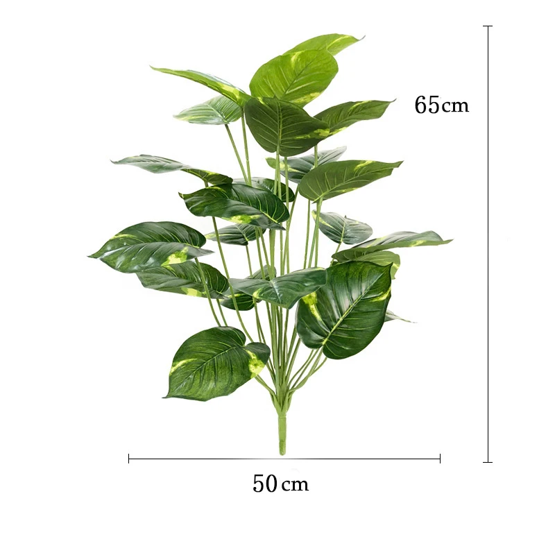 65 см 18 вилок тропические искусственные листья монстеры искусственное растение