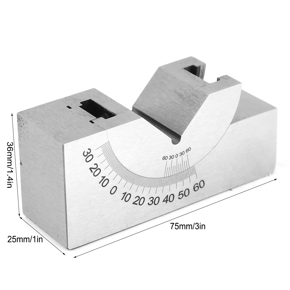 75x25x36 точность AP30 нержавеющая сталь микро регулируемый угол V-образная фреза |