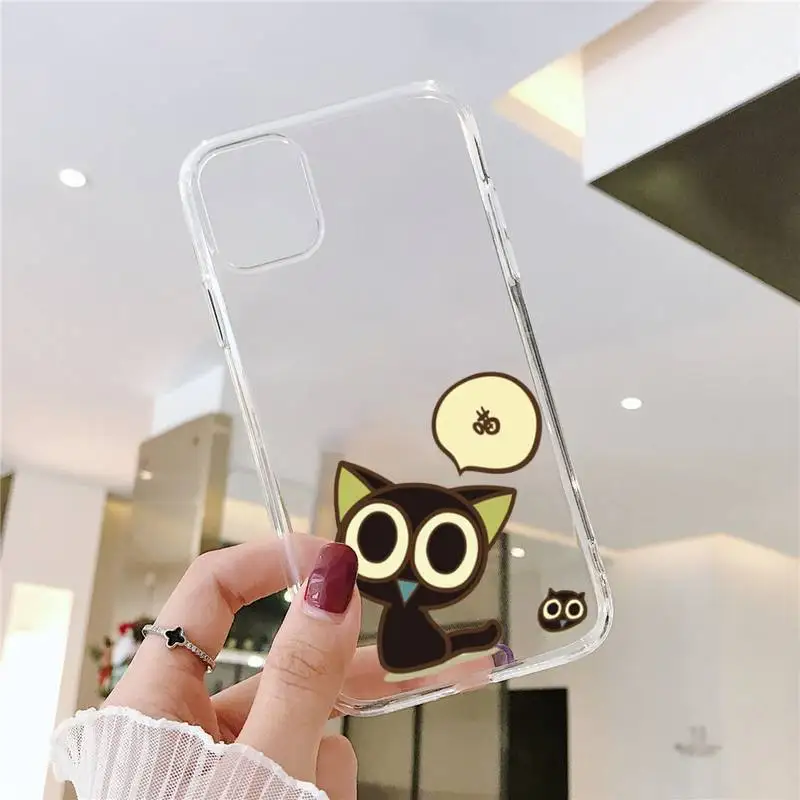 

Lovely Luo Xiaohei Phone Case Transparent for iPhone 6 7 8 11 12 s mini pro X XS XR MAX Plus SE cover funda