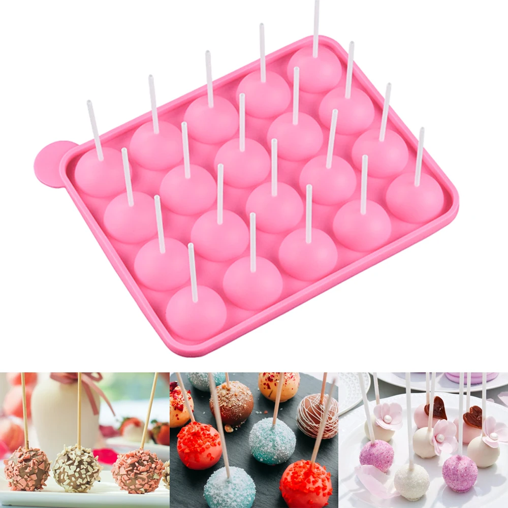 

Форма для леденцов с 20 отверстиями, силиконовые круглые формы для шоколада, форма для конфет, инструменты для выпечки тортов