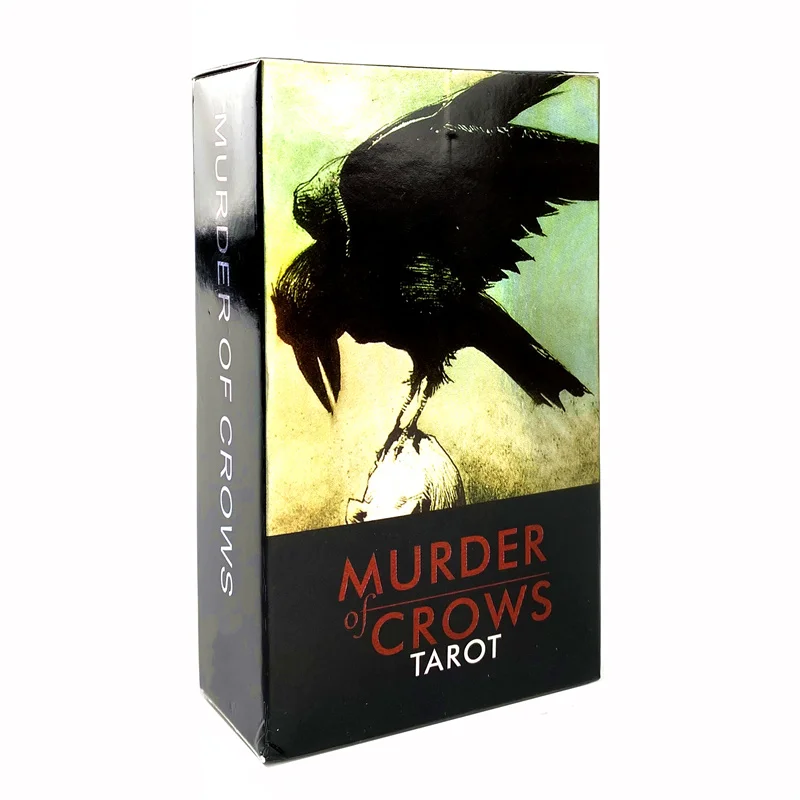 

Murder of Crows Tarot Card for Divination English version Tarot Deck Card Oracle Card Board Game for Adult with PDF Guidance