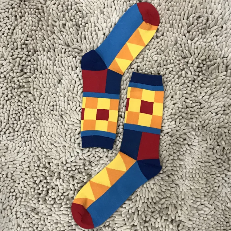 

10 pairs/lot Happy Colorful Cotton Men Socks England Style Personality Lovers Socks Maple Leaves Socks High Quality Thick Socks