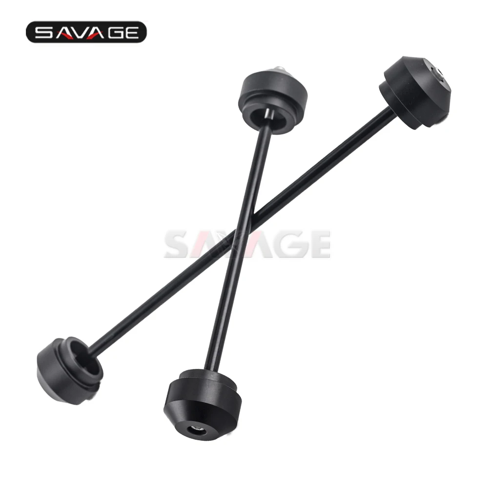 Rear Front Axle Fork Crash Sliders For YAMAHA MT-07 FZ-07- MT07 FZ07 Motorcycle Accessories Wheel Protector MT FZ 07