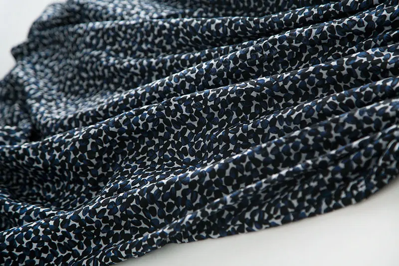 Тибетское зеленое платье средней длины из натурального шелка с маленьким бантом