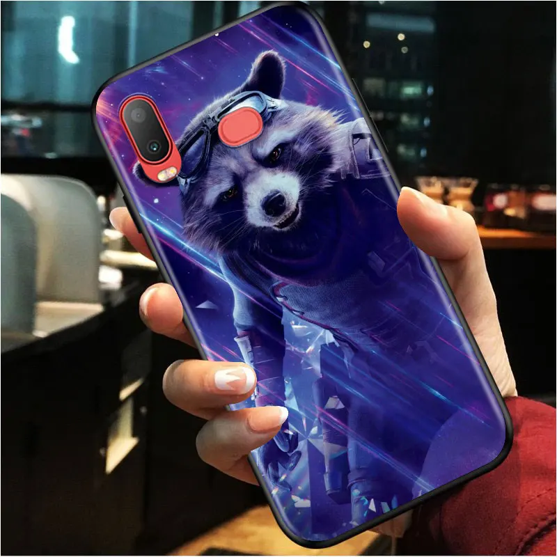 

Marvel Rocket Racoon for Samsung A3 A5 A6 A7 A8 A9 A6S A750 A8S 2016 2017 2018 Star Plus TPU Black Phone Case
