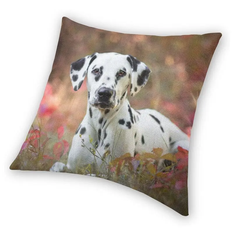 Наволочки для диванных подушек с изображением милой далматинской собаки рисунок