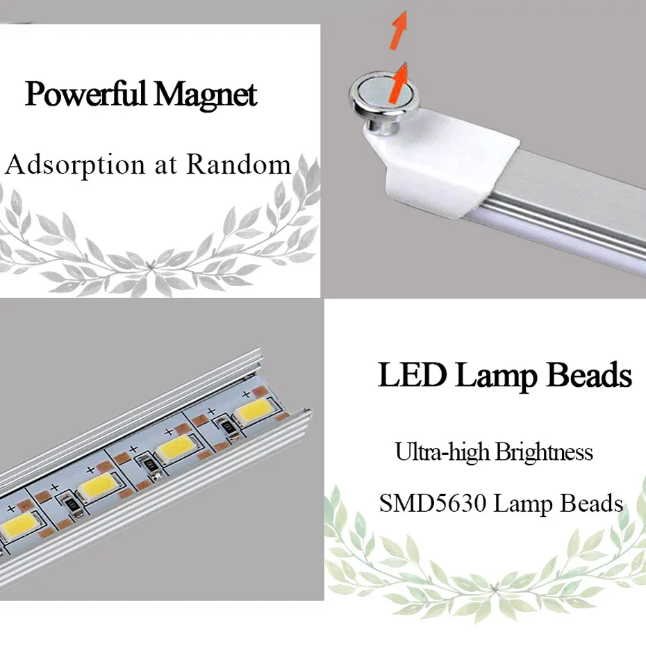 Светодиодсветильник панель с USB 5 в пост. Тока SMD2835 18 см 35 см|Светодиодные панели| |