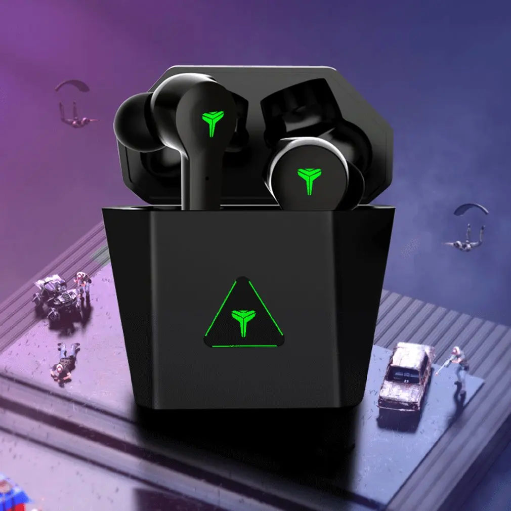 Gaming Wireless Earphone Deep Bass Bluetooth Earphones With Mic Noise Cancelling Headphones Waterproof Headset Sport Earbuds | Дом и сад